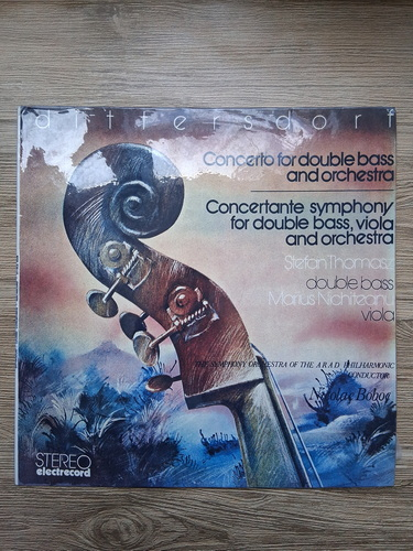 Orchestra simfonica a Filarmonicii din Arad, Nicolae Boboc - Concert pentru contrabas si orchestra in Mi major (Carl Ditters von Dittersdorf)