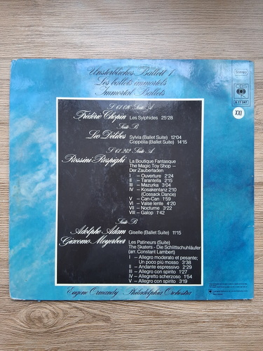 Philadelphia Orchestra, Eugene Ormandy - Unsterbliches Ballett 1. Les ballets immortels. Immortal ballets (2 viniluri)