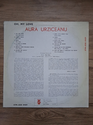 Aura Urziceanu, Orchestra Electrecord - Oh, my love