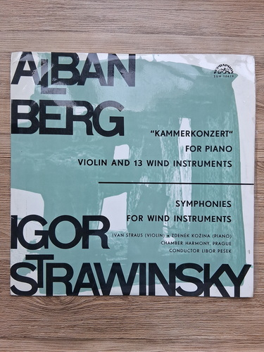 Bratislava Chamber Harmony, Libor Pesek - Kammerkonzert for piano, violin and 13 wind instruments. Symphonies for wind instruments (Alban Berg, Igor Stravinsky)