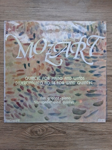 Cvintetul Concordia, Dan Grigore, Nicolae Maxim - Cvintet pentru pian, oboi, clarinet, corn si fagot in Mi bemol major, KV 452 (Wolfgang Amadeus Mozart)