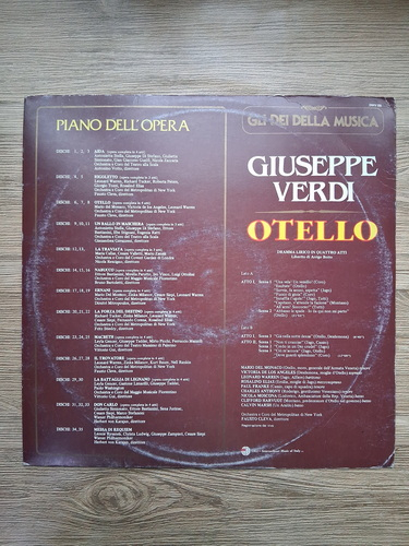Orchestra del Metropolitan de New York, Coro del Metropolitan de New York, Fausto Cleva - Otello (Giuseppe Verdi)