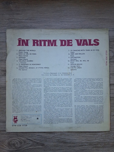 Orchestra Electrecord, Alexandru Imre - In ritm de vals