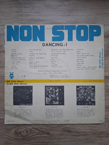 Orchestra Electrecord, Grupul vocal Cantabile, Alexandru Imre - Non stop dancing I