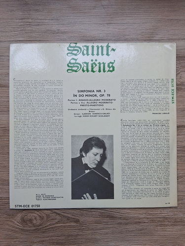 Orchestra simfonica a Filarmonicii Gheorghe Dima din Brasov, Ilarion Ionescu Galati - Simfonia nr. 3 in Do minor, op. 78. Organ (Camille Saint-Saens)