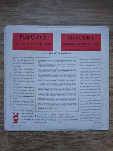 Orchestra simfonica a Radioteleviziunii, Orchestra Simfonica a Filarmonicii de Stat George Enescu - Simfonia nr. 88 in Sol major (Joseph Haydn, Wolfgang Amadeus Mozart)