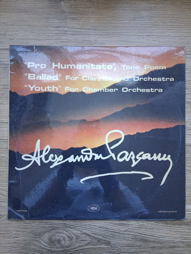 Orchestra simfonica a Radioteleviziunii Romane, Corul mixt al Radioteleviziunii Romane - Pro Humanitate, poem simfonic. Ballad for clarinet and orchestra (Alexandru Pascanu) 