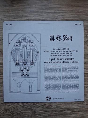 Professor Michael Schneider - Toccata dorica. Preludio e fuga tripla in Mi bemolle maggiore. Sonata in Sol maggiore. Passacaglia in Do minore (Johann Sebastian Bach)