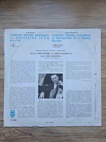 Radu Aldulescu - Concert pentru violoncel si orchestra in Do major. Concert pentru violoncel si orchestra in Si bemol major (Joseph Haydn, Luigi Boccherini)
