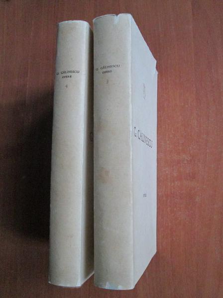 Anticariat: George Calinescu - Opere, volumele 3 si 4. Enigma Otiliei (2 volume)