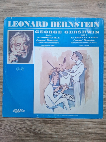 Columbia Symphony Orchestra, New York philharmonic orchestra, Leonard Bernstein - Rhapsody in blue. An American in Paris (George Gershwin)