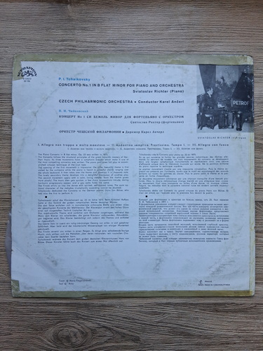 Czech Philharmonic Orchestra, Karel Ancerl, Sviatoslav Richter - Concerto no. 1 in B flat minor for piano and orchestra, op. 23 (Pyotr Ilyich Tchaikovsky)