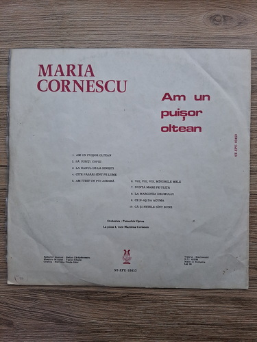 Maria Cornescu - Am un puisor oltean
