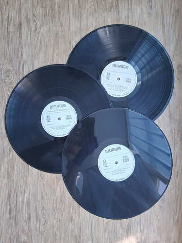 Orchestra Simfonica a Filarmonicii de Stat George Enescu, Orchestra Simfonica a Cinematografiei, George Georgescu - Integrala simfoniilor (George Enescu, 3 viniluri) 