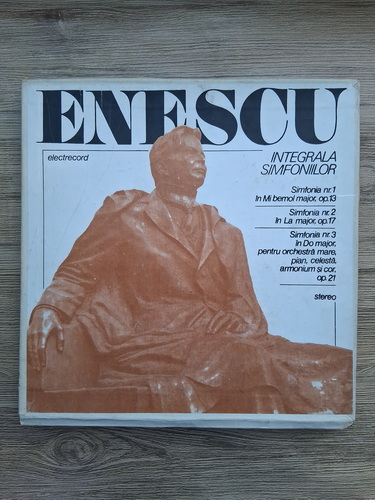 Orchestra Simfonica a Filarmonicii de Stat George Enescu, Orchestra Simfonica a Cinematografiei, George Georgescu - Integrala simfoniilor (George Enescu, 3 viniluri) 