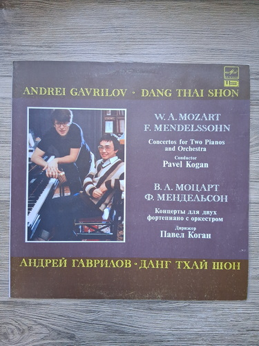 Orchestra simfonica de stat a URSS, Pavel Kogan, Andrei Gavrilov - Concerto for two pianos and orchestra in E flat major, KV 365 (Wolfgang Amadeus Mozart, Felix Mendelssohn)