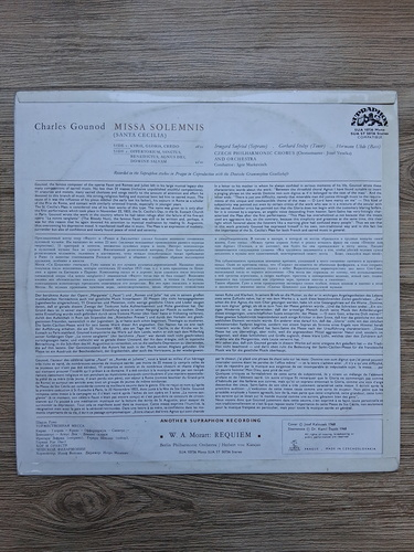 The Czech Philharmonic Orchestra, Igor Markevitch - Missa solemnis Santa Cecilia (Charles Gounod)