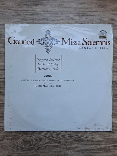 The Czech Philharmonic Orchestra, Igor Markevitch - Missa solemnis Santa Cecilia (Charles Gounod)