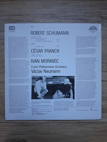 Czech Philharmonic Orchestra, Vaclav Neumann, Ivan Moravec - Piano Concerto in A minor, op. 54. Symphonic Variations for piano and orchestra (Robert Schumann, Cesar Franck)