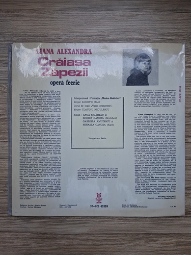 Formatia Musica Rediviva, Corul de copii Voces primavera, Ludovic Baci - Craiasa Zapezii. Opera feerie (Liana Alexandra)