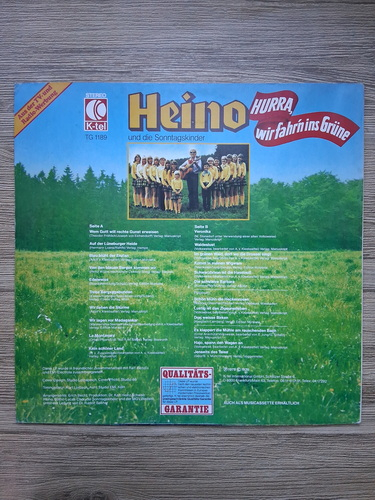 Heino, Die Sonntagskinder - Hurra, wir fahr'n ins Grune