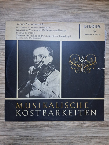 Orchestra Philharmonia London, Efrem Kurtz, Alberto Erede - Konzert fur Violine und Orchester in E minor, op. 64. Konzert fur Violine und Orchester nr. 2 in B minor, op. 7 (Felix Mendelssohn-Bartholdy, Nicolo Paganini) 