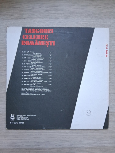 Orchestra Cornel Popescu, Horia Ropcea, Ion Hritcu, Alin Constaniu, Alexandru Avramovici, Cornel Meraru - Tangouri celebre romanesti II