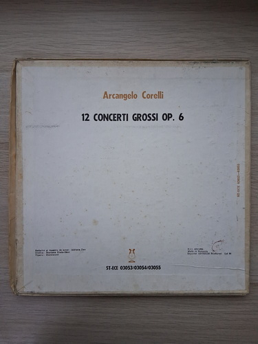 Orchestra de camera din Bucuresti, Nicolae Iliescu, Iosif Calef - 2 concerti grossi, op. 6 (Arcangelo Corelli, 3 viniluri)
