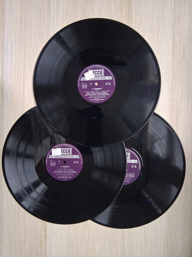 Orchestra si corul operei, Richard Bonynge, Joan Sutherland - La sonnambula (Vincenzo Bellini, 3 viniluri)