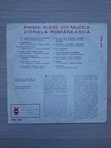 Corul Madrigal, Marin Constantin - Corul Madrigal canta copiilor. Pagini alese din muzica corala romaneasca