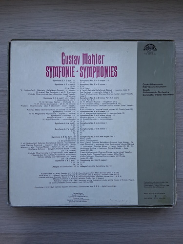 Czech Philharmonic Orchestra, Czech philharmonic chorus, Prague Radio Chorus, Kuhn Childrens Chorus - Symphonies (Gustav Mahler, 15 viniluri)