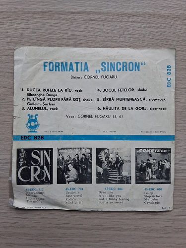 Formatia Sincron, Cornel Fugaru - Sincron