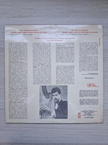 Orchestra de camera a Filarmonicii din Oradea, Ervin Acel, Ion Ivan-Roncea - Concertos for harp and orchestra (Johann Georg Albrechtsberger, Karl Ditters von Dittersdorf) 