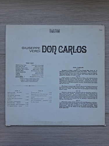 Orchestra di Roma della RAI, Coro di Roma della RAI, Fernando Previtali - Highlights from Don Carlos (Giuseppe Verdi)