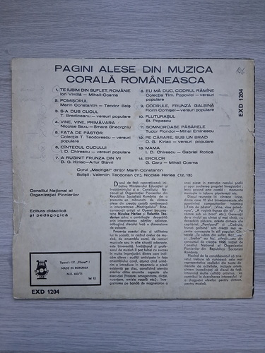 Corul Madrigal, Marin Constantin - Corul Madrigal canta copiilor. Pagini alese din muzica corala romaneasca