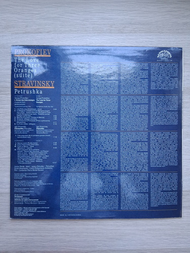 Czech Philharmonic Orchestra, Pierre-Michel Durand, Vaclav Rehak - Dragostea celor trei portocale. Suita simfonica, op. 33a. Petruska (Sergei Prokofiev, Igor Stravinsky)