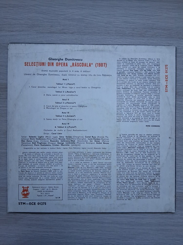Orchestra de studio a Radioteleviziunii Romane, Corul Radioteleviziunii, Carol Litvin - Selectiuni din opera Rascoala. 1907 (Gheorghe Dumitrescu)