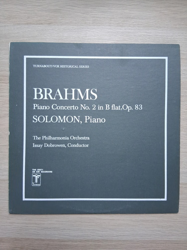 Philharmonia Orchestra, Issay Dobrowen, Solomon Cutner - Concert pentru pian nr. 2 in Si bemol major, op. 83 (Johannes Brahms)