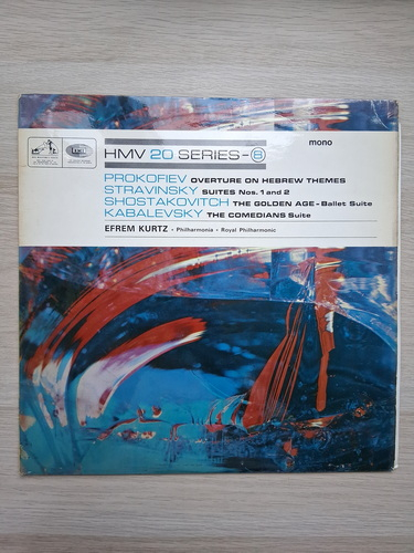 Philharmonia Orchestra, Royal Philharmonic Orchestra London, Efrem Kurtz - Uvertura pe teme ebraice, op. 34. Epoca de aur. Suita de balet, op. 22 (Sergei Prokofiev, Dmitri Shostakovich, Dmitry Kabalevsky, Igor Stravinsky)