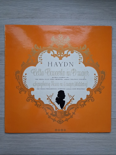 Vienna State Opera Orchestra - Cello concerto in Re major, op. 101. Symphony no. 100 in Sol major. Military (Joseph Haydn)