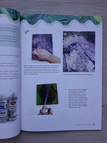 Amanda VanEver - The art of paint powring. Tips, techniques, and step-by-step instructions for creating colorful poured art in acrylic