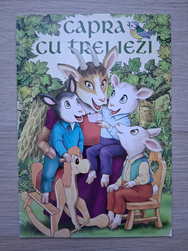 Ion Creanga - Capra cu trei iezi. Carte de colorat