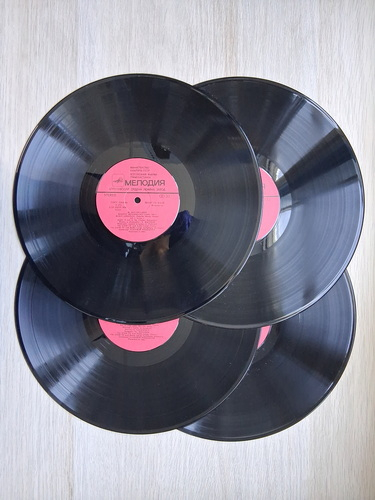 Marea Orchestra Simfonica a Radioteleviziunii URSS, Vladimir Fedoseev - Boris Godunov. Drama muzicala populara in patru acte cu prolog, versiunea autorului din 1872 (Modest Musorgski, 4 viniluri)