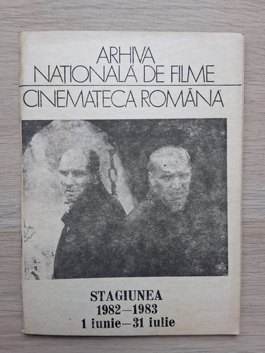 Arhiva nationala de filme. Cinemateca romana, Stagiunea 1982-1983, 1 iunie- 31 iulie