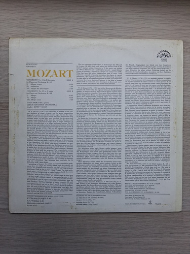 Czech Chamber Orchestra, Josef Vlach, Ivan Moravec - Concerto no. 14 in Mi bemol major for piano and orchestra, KV 449 (Wolfgang Amadeus Mozart)