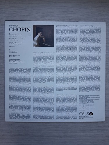 Slovak Philharmonic Orchestra, Oliver Dohnanyi, Marian Pivka - Concerto no. 2 for piano and orchestra in Fa minor, Op. 21 (Frederic Chopin)