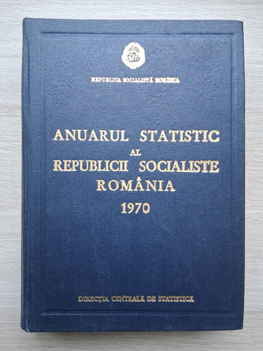 Anuarul statistic al Republicii Socialiste Romania 1970