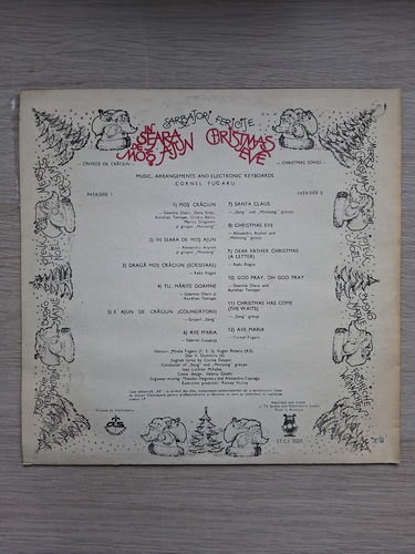 Cornel Fugaru, Grupul Coral Song, Grupul Minisong - In seara de Mos Ajun. Christmas Eve