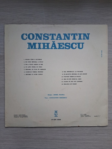 Orchestra Calusul din Scornicesti, Dorel Manea, Constantin Mihaescu - Seara ceru-i licurele