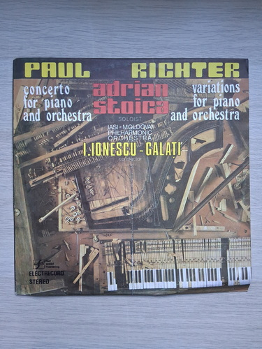 Orchestra simfonica a Filarmonicii de Stat Moldova din Iasi, Ilarion Ionescu-Galati, Adrian Stoica - Concertul in Si minor pentru pian si orchestra, Op. 58. Variatiuni pentru pian si orchestra pe tema unei legende, Op. 121 (Paul Richter)